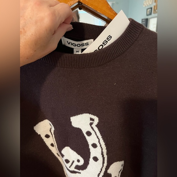 NWT Vigoss Horseshoe sweater - Picture 4 of 8